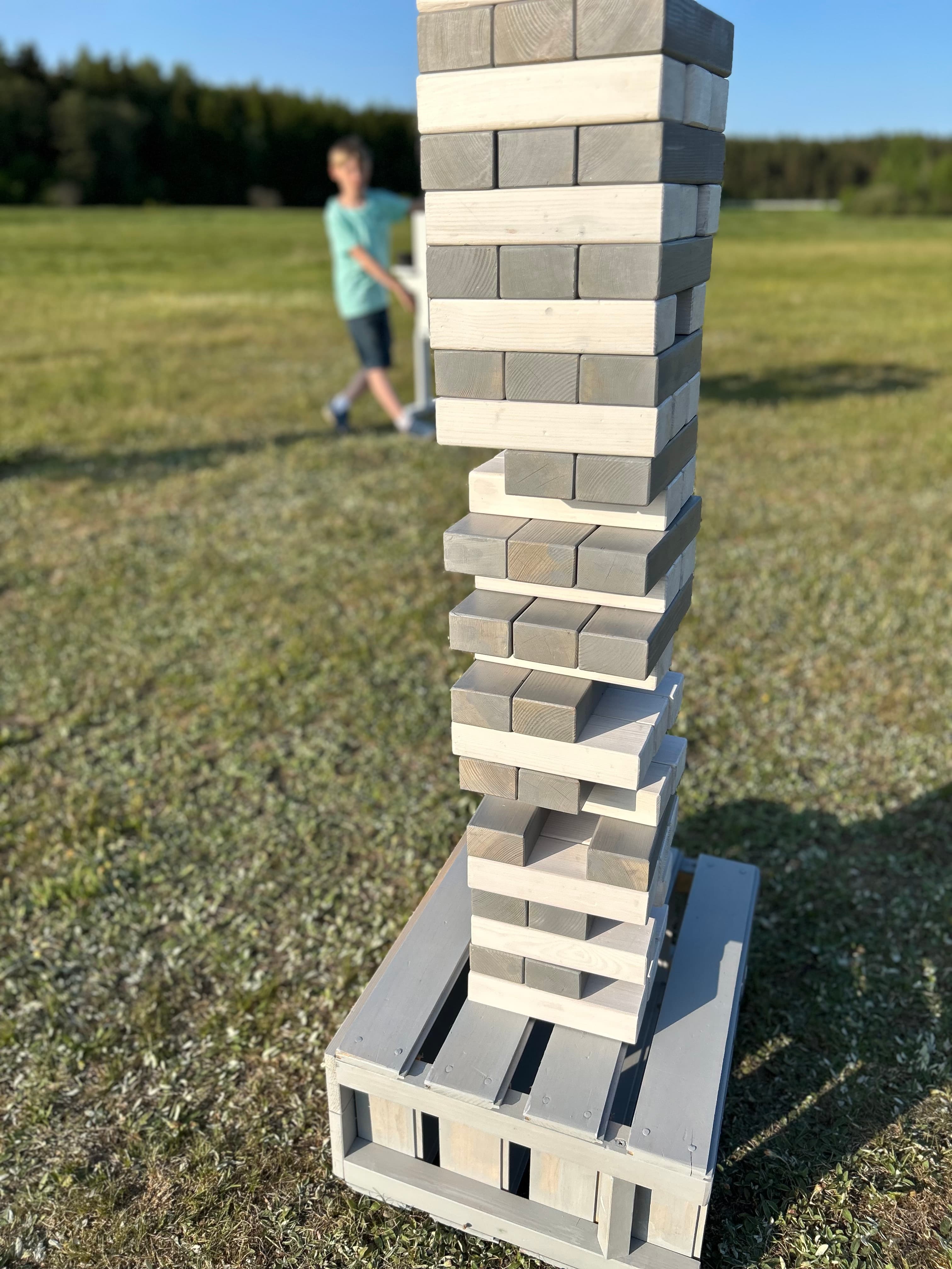 Žaidimo "Jenga XXL" nuotrauka.